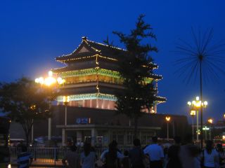 's-Avonds bij het Tiananmen plein
