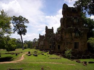 Binnen de muren van Angkor Thom