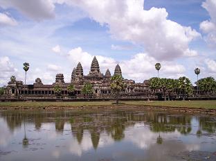 De hoofdtempel van Angkor wat