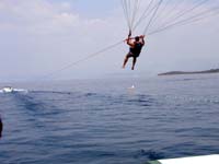 I am sailing, parasailing...