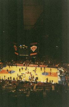 Madison Square Garden vanuit de skybox