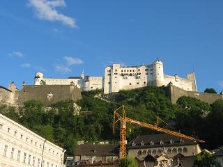 De vesting van Salzburg