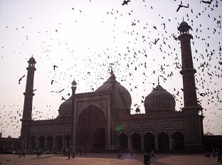 De grootste moskee van India...