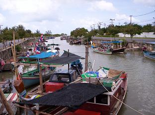 Een haventje in Phuket
