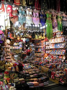 Een winkeltje in de bazaar