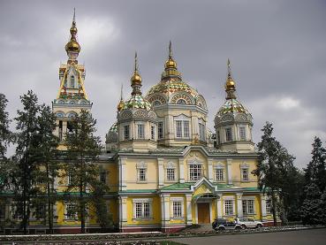 De houten Zenkov Kathedraal