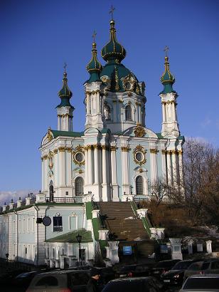 De st. Andriyivsky kerk