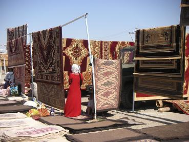 Turkmenistan is beroemd om de handgemaakte kleden