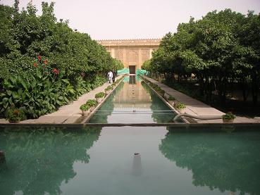 In het oude verdedigingsfort van Shiraz