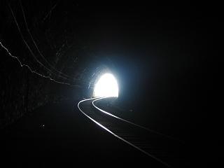 Een van de tunnels
