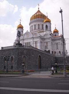 De grootste kerk in Moskou
